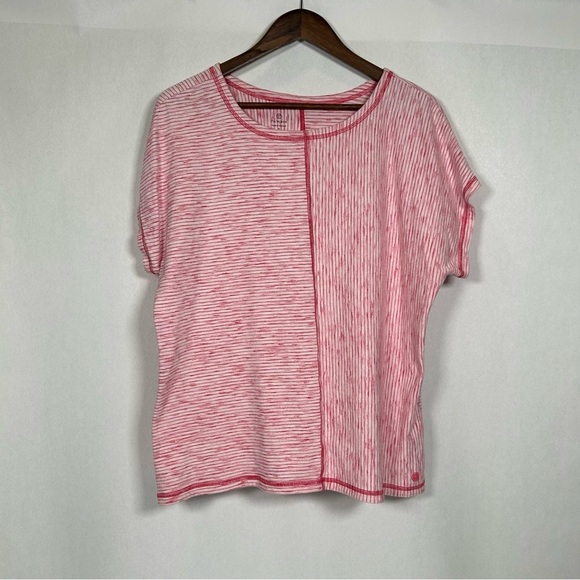 2 for$15 Talbots Sporty Striped Short Sleeve Tee - Picture 1 of 11